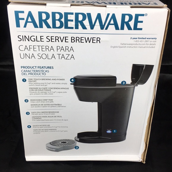 Farberware Kitchen New Single Serve Coffee Maker Brewer Kcup Poshmark